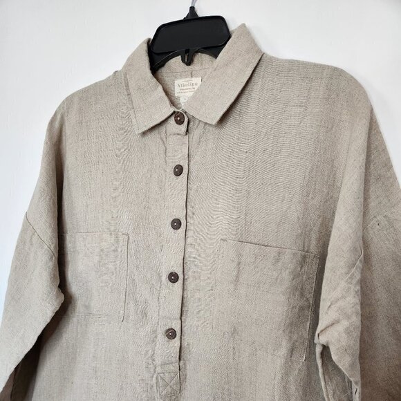 Vikolino Beige Pullover Dress - Picture 2 of 7